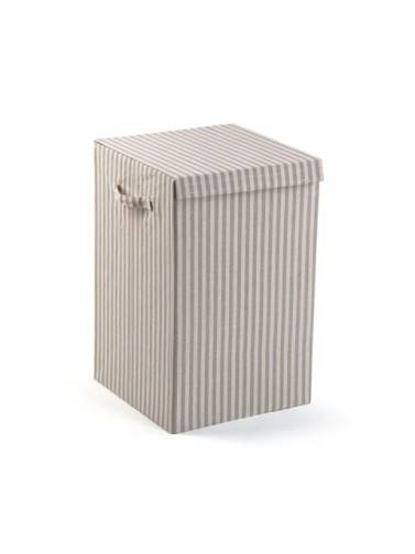 CESTO DE ROPA PLEGABLE MODELO PARAMO GRIS 35x35x55 CM